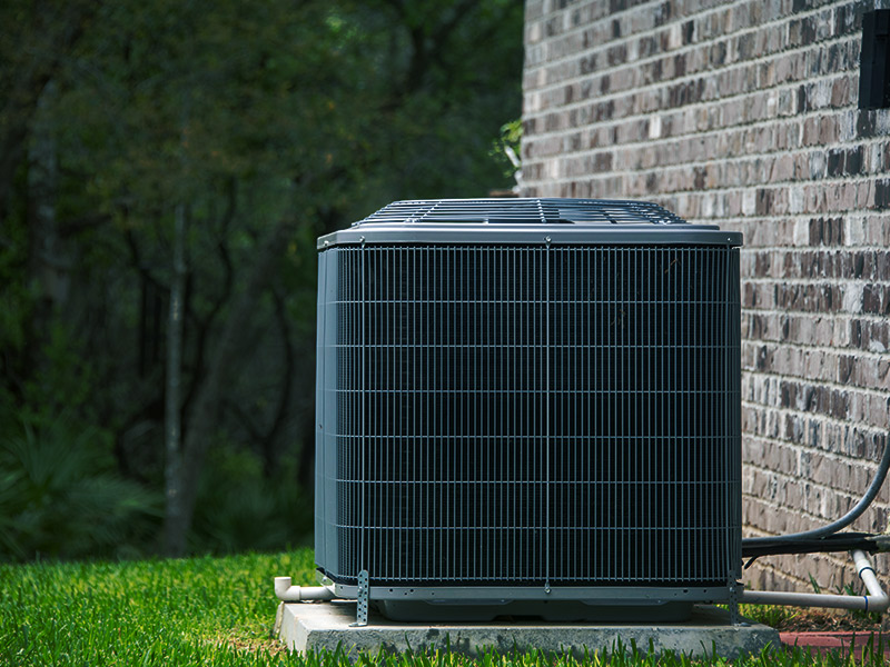 air conditioner installed outdoors solar hvac installation lathrop ca